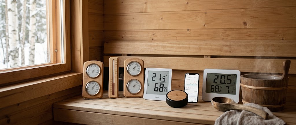 Saunathermometer kaufen: Der große Hygrometer-Vergleich (KI-generiert)