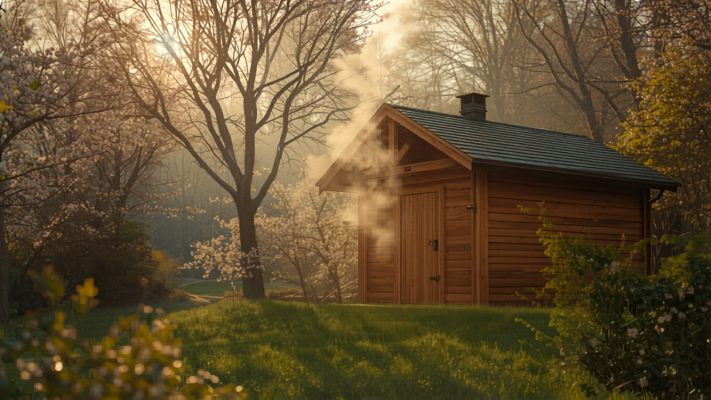 Sommersauna – lohnt sich das? Warum der Saunagang auch in der warmen Jahreszeit sinnvoll ist (KI-generiert)