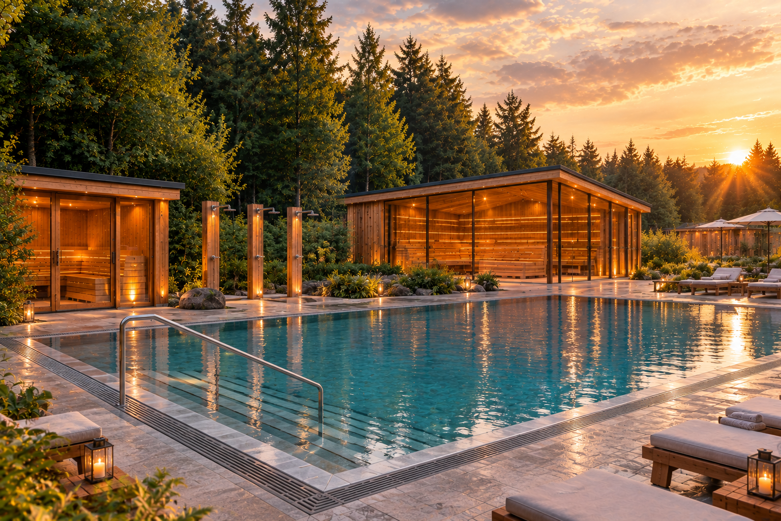 Sauna-Tagesausflug in Deutschland: 4 Top-Thermen im Check (KI-generiert)
