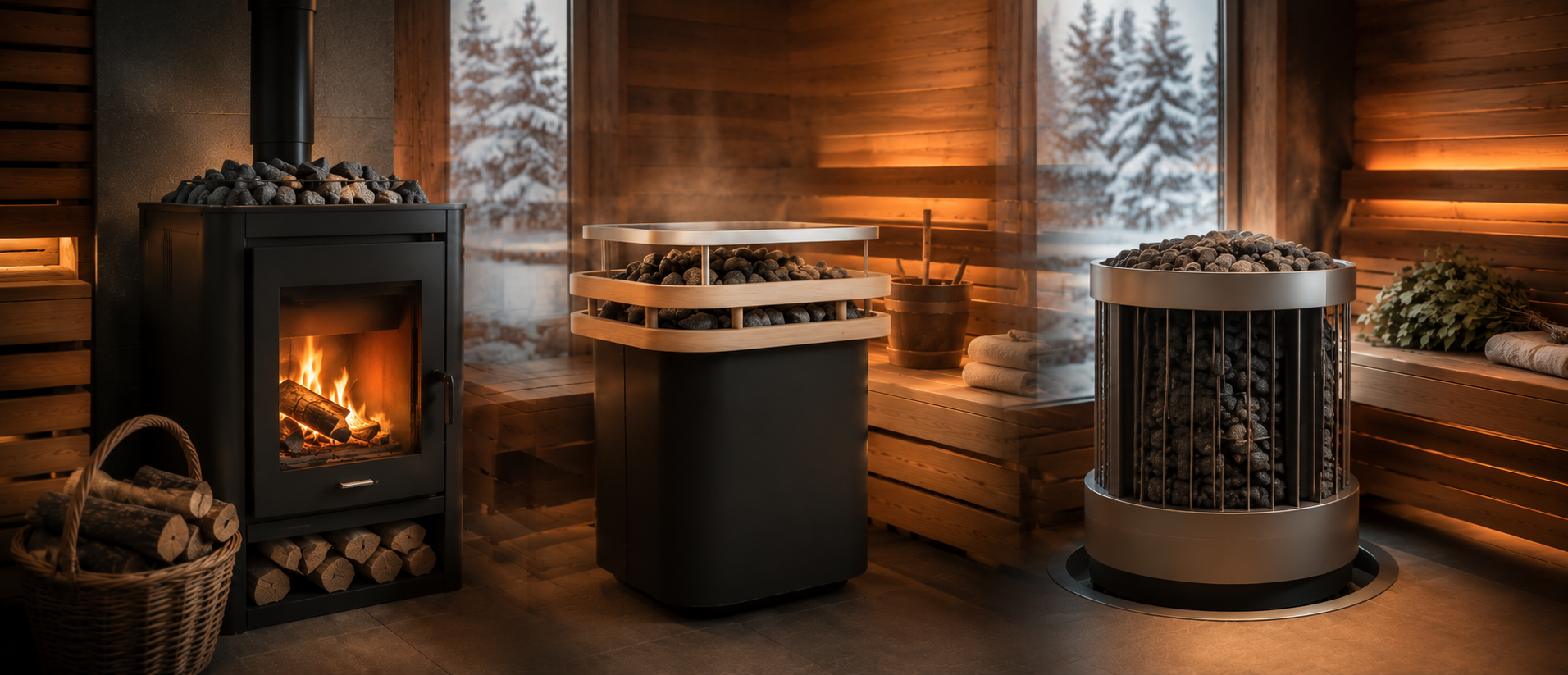 Saunaofen kaufen: Holzofen, Elektro oder Bio-Ofen?