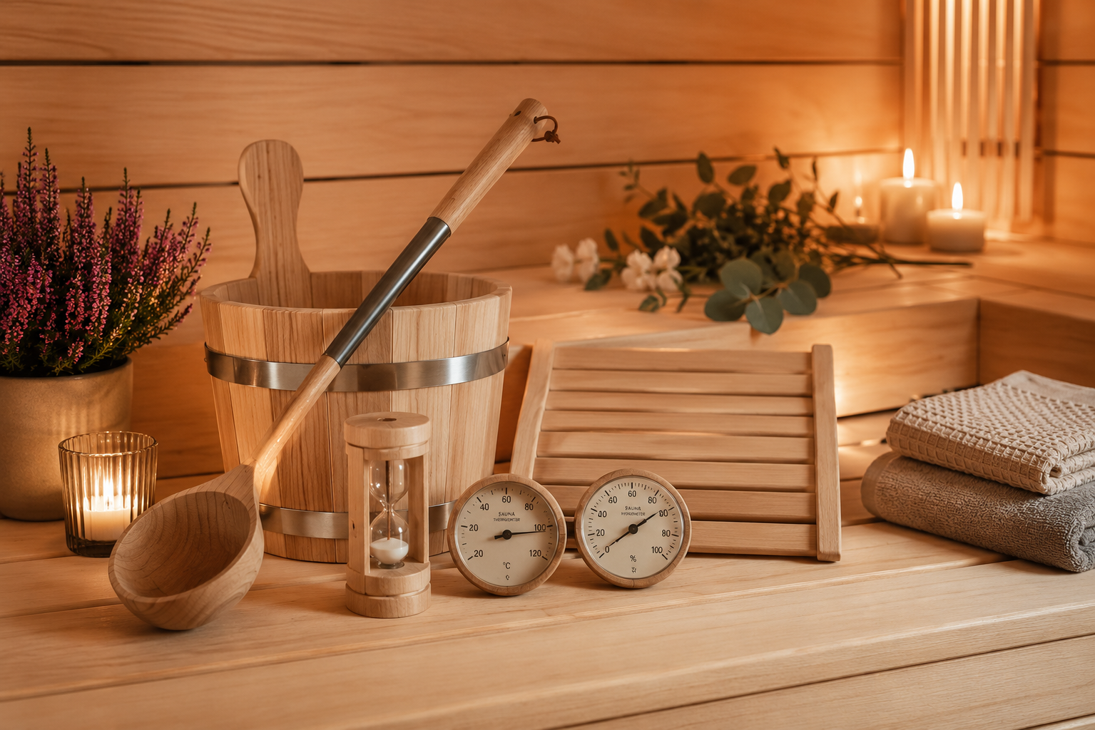 Saunazubehör kaufen: Die Must-haves für Einsteiger